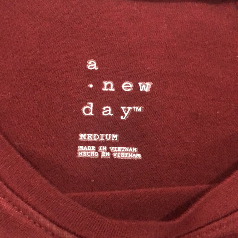 A NEW DAY MARRON SLEEVELESS RANK SIZE M - Picture 2 of 6
